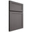 Shiloh Cabinetry Full Overlay Malibu Walnut Plain Cut Cadet Door