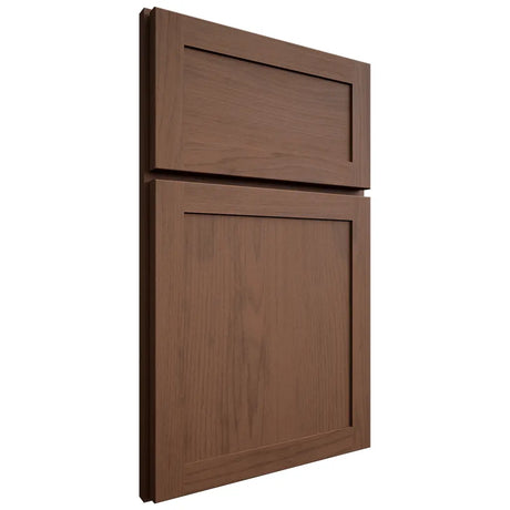 Shiloh Cabinetry Full Overlay Malibu Walnut Plain Cut Natural Door