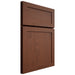 Shiloh Cabinetry Full Overlay Malibu Walnut Plain Cut Rye Door