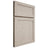 Shiloh Cabinetry Full Overlay Malibu Walnut Plain Cut Seagull Door