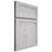 Shiloh Cabinetry Full Overlay Malibu Walnut Plain Cut Stratus Door