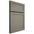 Shiloh Cabinetry Full Overlay Malibu Walnut Plain Cut Thyme Door