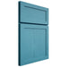 Shiloh Cabinetry Full Overlay Malibu White Oak Plain Cut Aqua Door