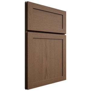 Shiloh Cabinetry Full Overlay Malibu White Oak Plain Cut Autumn Door