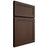 Shiloh Cabinetry Full Overlay Malibu White Oak Plain Cut Braun Door