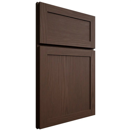 Shiloh Cabinetry Full Overlay Malibu White Oak Plain Cut Braun Door
