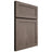 Shiloh Cabinetry Full Overlay Malibu White Oak Plain Cut Clay Door