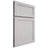 Shiloh Cabinetry Full Overlay Malibu White Oak Plain Cut Cotton Door