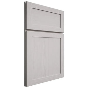 Shiloh Cabinetry Full Overlay Malibu White Oak Plain Cut Cotton Door
