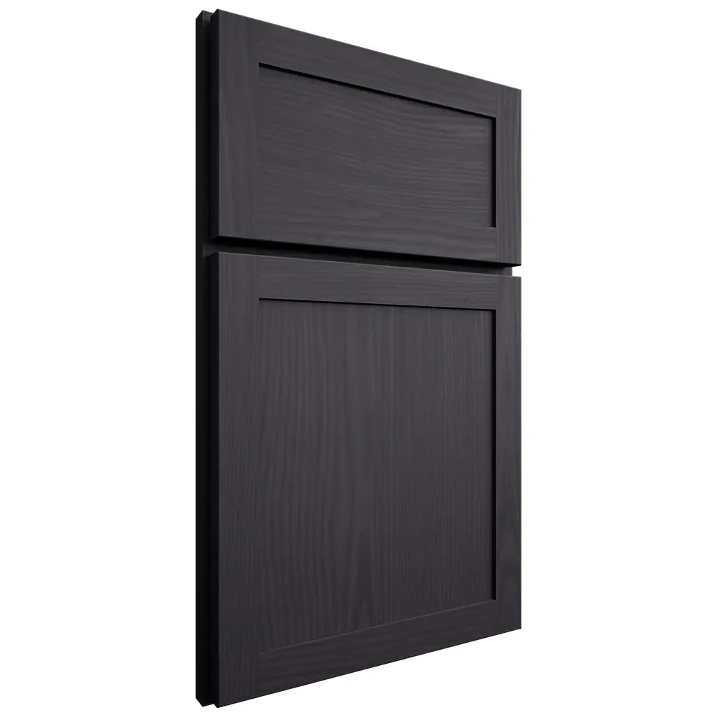 Shiloh Cabinetry Full Overlay Malibu White Oak Plain Cut Harbor Door