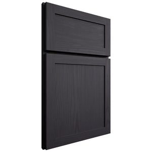 Shiloh Cabinetry Full Overlay Malibu White Oak Plain Cut Harbor Door