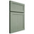 Shiloh Cabinetry Full Overlay Malibu White Oak Plain Cut Moss Door