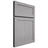 Shiloh Cabinetry Full Overlay Malibu White Oak Plain Cut Stratus Door