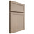 Shiloh Cabinetry Full Overlay Malibu White Oak Plain Cut Straw Door