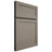 Shiloh Cabinetry Full Overlay Malibu White Oak Plain Cut Thyme Door
