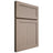 Shiloh Cabinetry Full Overlay Malibu White Oak Plain Cut Whitewash Door