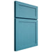 Shiloh Cabinetry Full Overlay Malibu White Oak Quarter Sawn Aqua Door