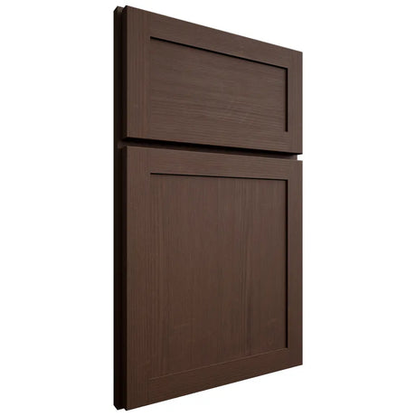 Shiloh Cabinetry Full Overlay Malibu White Oak Quarter Sawn Braun Door