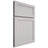 Shiloh Cabinetry Full Overlay Malibu White Oak Quarter Sawn Cotton Door