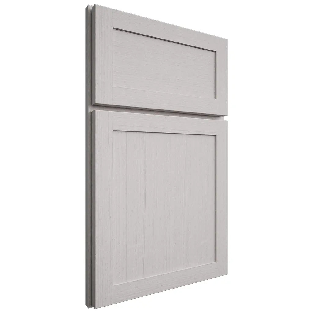 Shiloh Cabinetry Full Overlay Malibu White Oak Quarter Sawn Cotton Door
