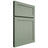 Shiloh Cabinetry Full Overlay Malibu White Oak Quarter Sawn Moss Door