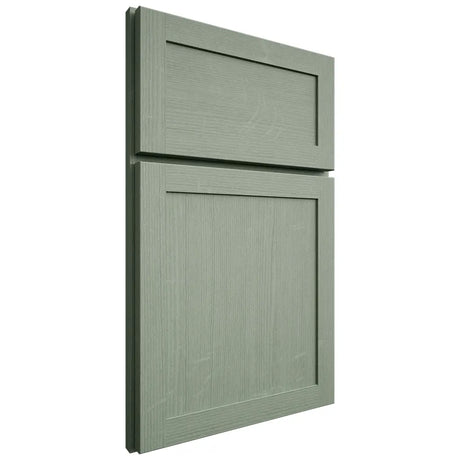 Shiloh Cabinetry Full Overlay Malibu White Oak Quarter Sawn Moss Door