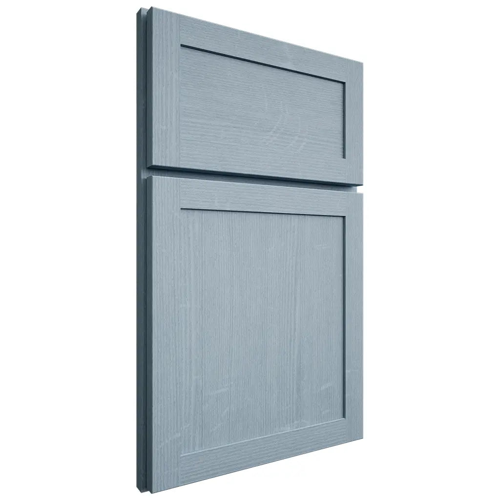 Shiloh Cabinetry Full Overlay Malibu White Oak Quarter Sawn Sky Door