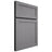 Shiloh Cabinetry Full Overlay Malibu White Oak Quarter Sawn Sterling Door