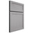 Shiloh Cabinetry Full Overlay Malibu White Oak Quarter Sawn Stratus Door