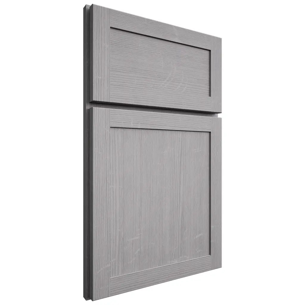 Shiloh Cabinetry Full Overlay Malibu White Oak Quarter Sawn Stratus Door