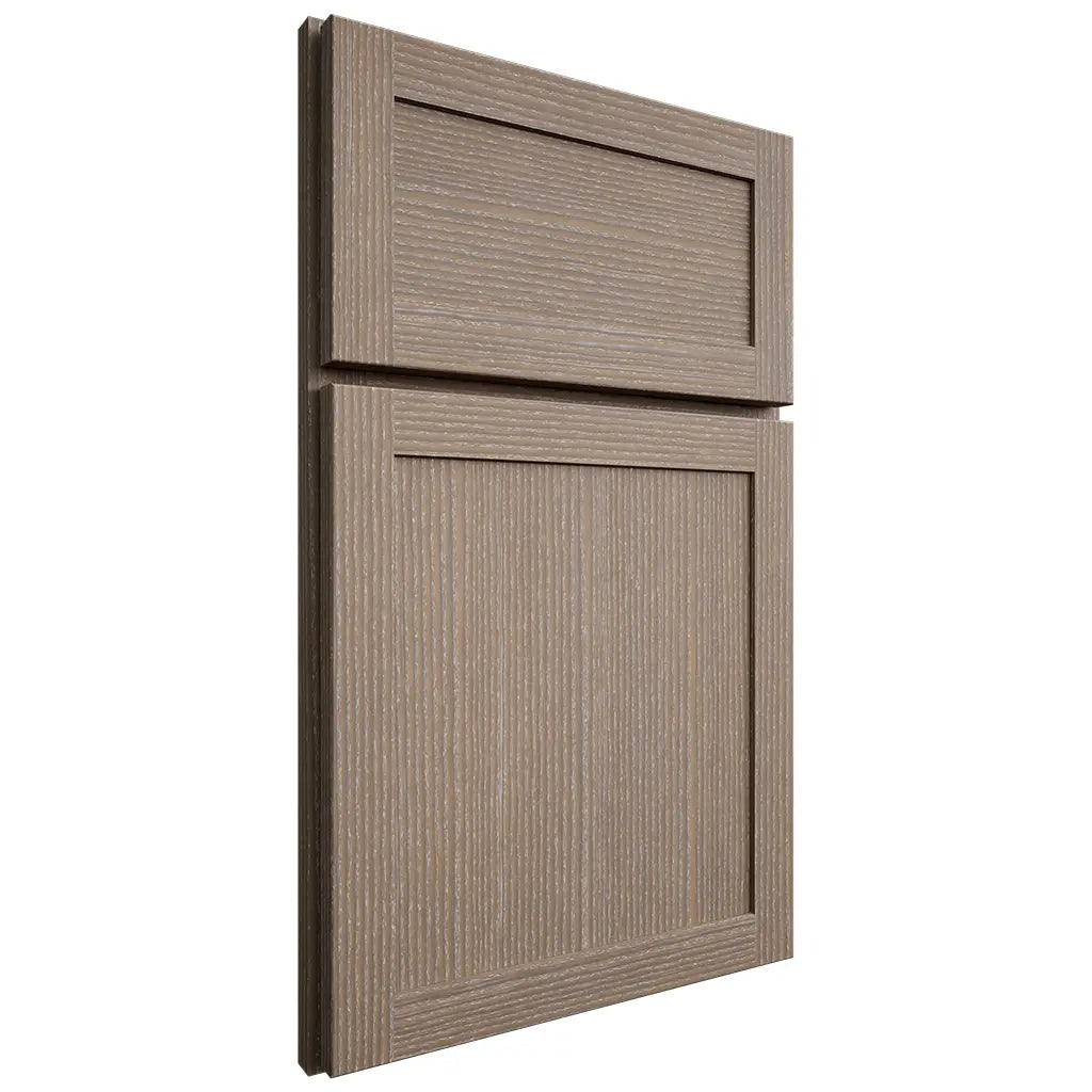 Shiloh Cabinetry Full Overlay Malibu White Oak Rift Cut Almond Door