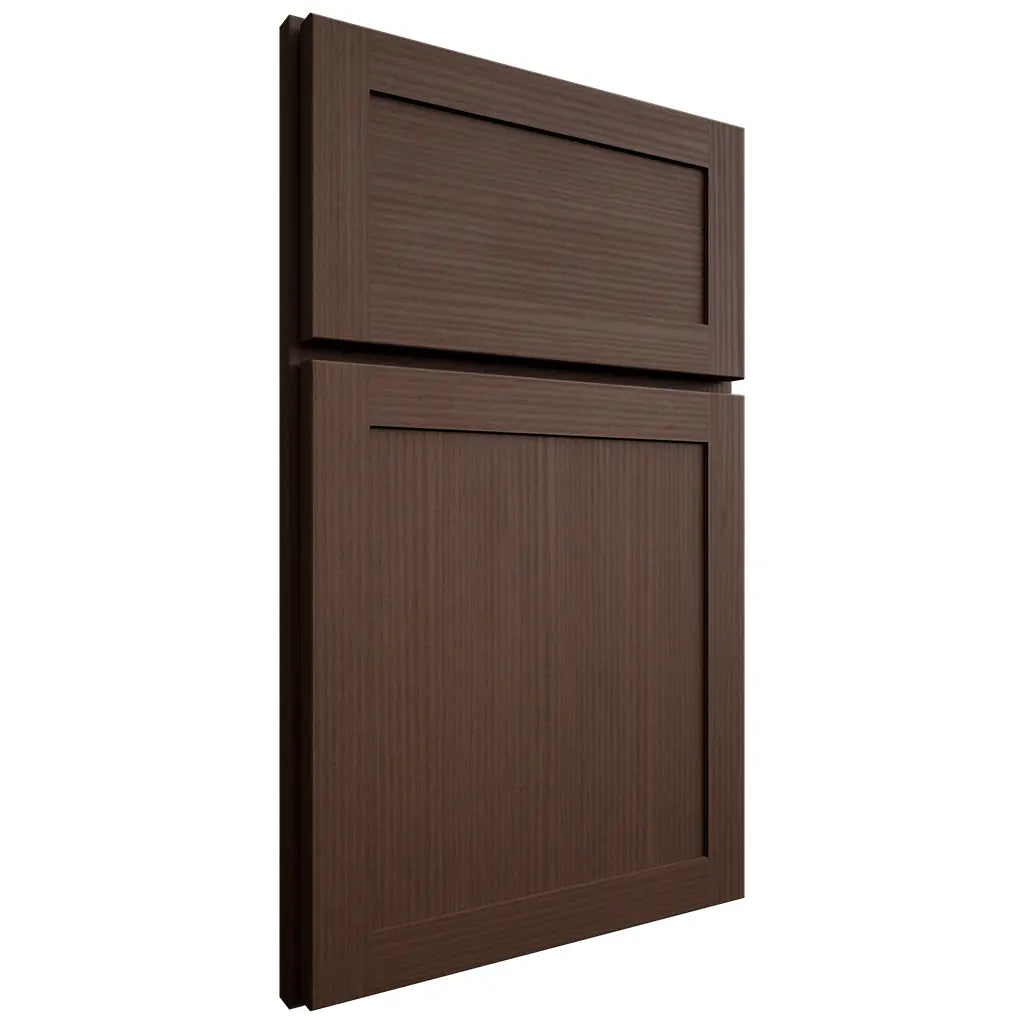 Shiloh Cabinetry Full Overlay Malibu White Oak Rift Cut Braun Door