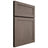 Shiloh Cabinetry Full Overlay Malibu White Oak Rift Cut Clay Door