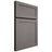 Shiloh Cabinetry Full Overlay Malibu White Oak Rift Cut Flagstone Door