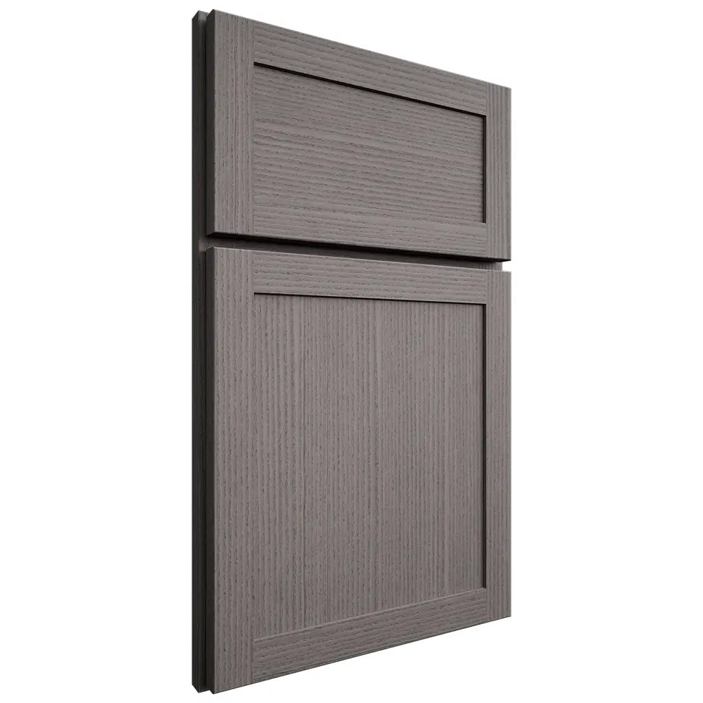 Shiloh Cabinetry Full Overlay Malibu White Oak Rift Cut Flagstone Door