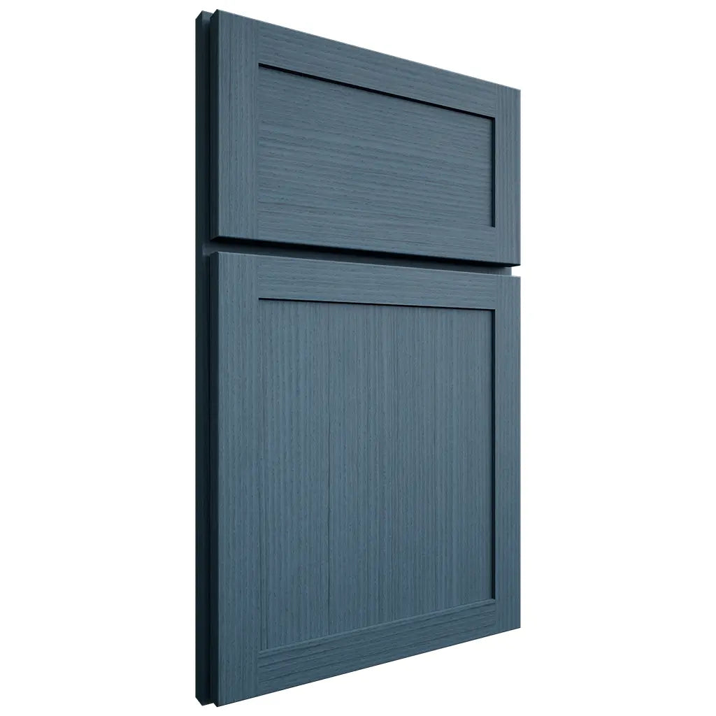 Shiloh Cabinetry Full Overlay Malibu White Oak Rift Cut Hudson Door