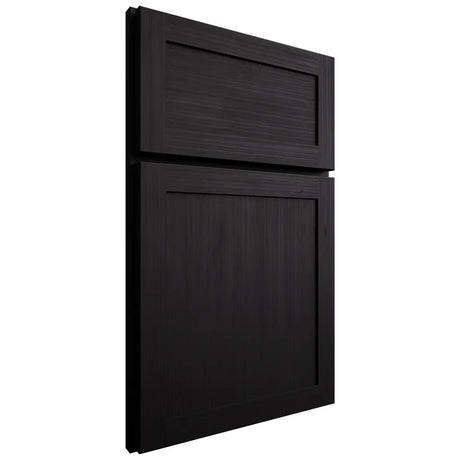 Shiloh Cabinetry Full Overlay Malibu White Oak Rift Cut Ink Door