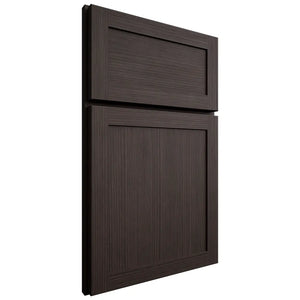 Shiloh Cabinetry Full Overlay Malibu White Oak Rift Cut Morel Door