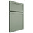 Shiloh Cabinetry Full Overlay Malibu White Oak Rift Cut Moss Door