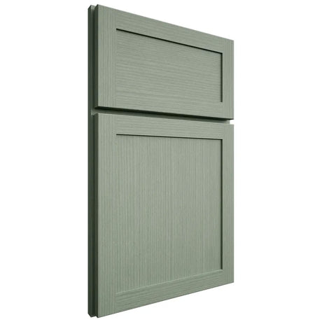 Shiloh Cabinetry Full Overlay Malibu White Oak Rift Cut Moss Door