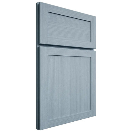 Shiloh Cabinetry Full Overlay Malibu White Oak Rift Cut Sky Door