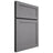 Shiloh Cabinetry Full Overlay Malibu White Oak Rift Cut Sterling Door
