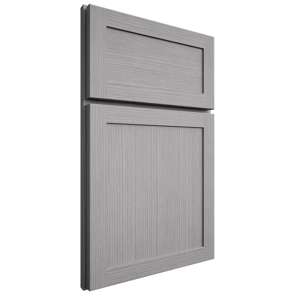 Shiloh Cabinetry Full Overlay Malibu White Oak Rift Cut Stratus Door