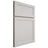 Shiloh Cabinetry Full Overlay Malibu One Paintable Beige Door