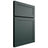 Shiloh Cabinetry Full Overlay Malibu One Paintable Billiard Green Door