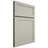 Shiloh Cabinetry Full Overlay Malibu One Paintable Clary Sage Door