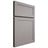 Shiloh Cabinetry Full Overlay Malibu One Paintable Dovetail Gray Door