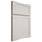 Shiloh Cabinetry Full Overlay Malibu One Paintable Eggshell Door