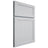 Shiloh Cabinetry Full Overlay Malibu One Paintable Niebla Azul Door