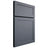 Shiloh Cabinetry Full Overlay Malibu One Paintable Slate Tile Door